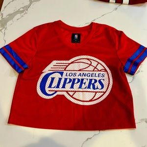Los Angeles clippers crop women’s small jersey